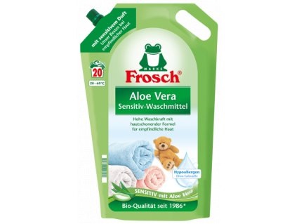 Frosch prací gel Sensitive s Aloe Vera na bílé i barevné prádlo 1,8 l